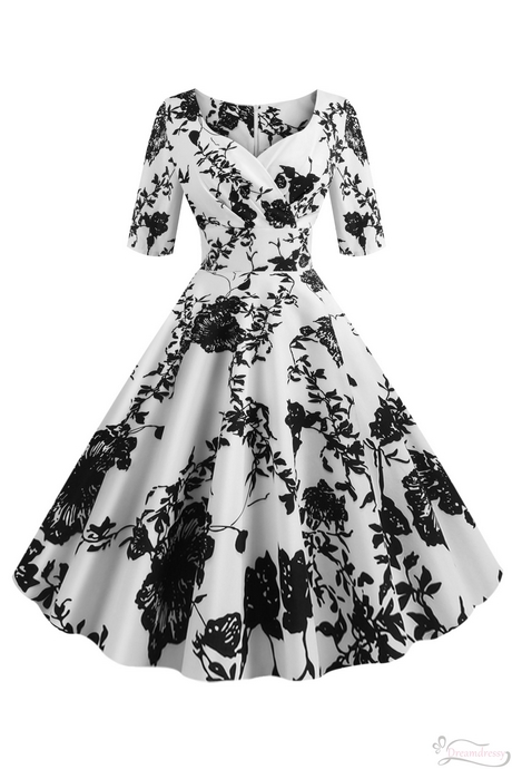 black-white-floral-dress-22_5 Black white floral dress