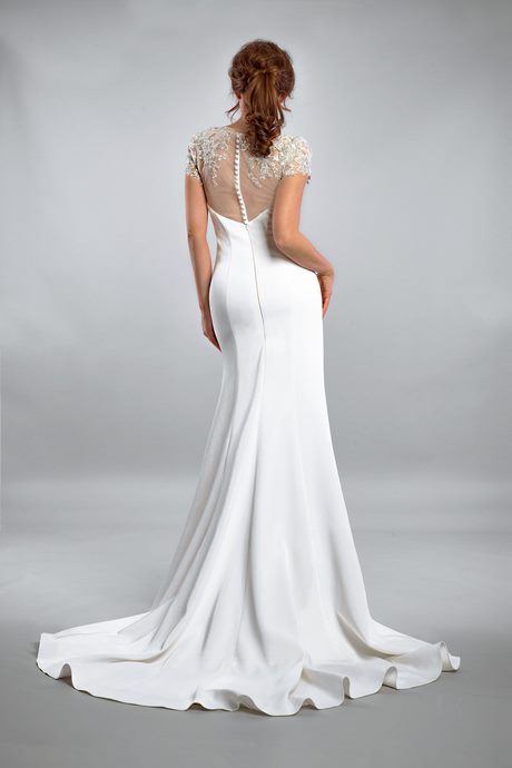 crepe-fit-and-flare-wedding-dress-31_15 Crepe fit and flare wedding dress