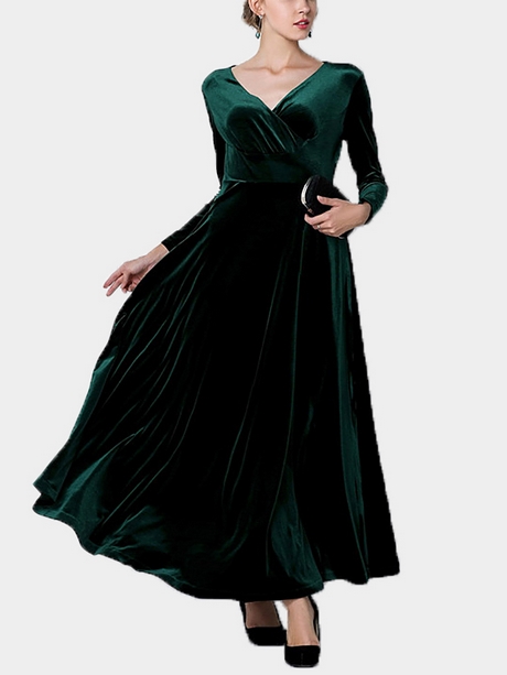 dark-green-maxi-dress-with-sleeves-66_12 Dark green maxi dress with sleeves