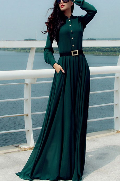 dark-green-maxi-dress-with-sleeves-66_7 Dark green maxi dress with sleeves