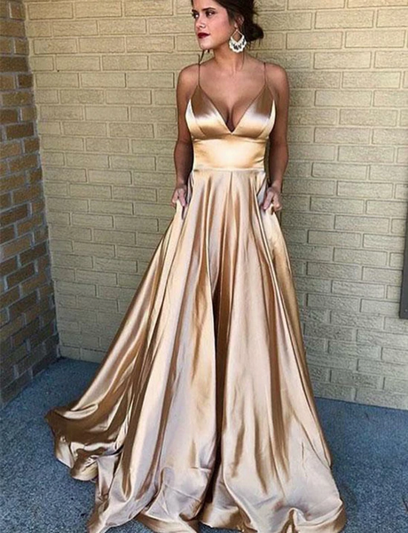 gold-silk-prom-dress-90 Gold silk prom dress