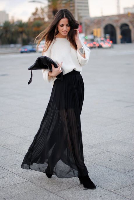 long-black-chiffon-skirt-18_12 Long black chiffon skirt