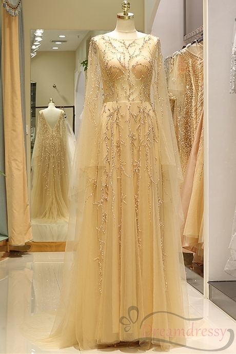 long-sleeve-gold-prom-dress-82_12 Long sleeve gold prom dress