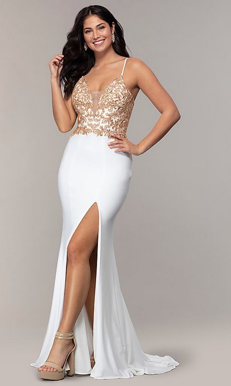 white-and-gold-evening-dress-82_9 White and gold evening dress