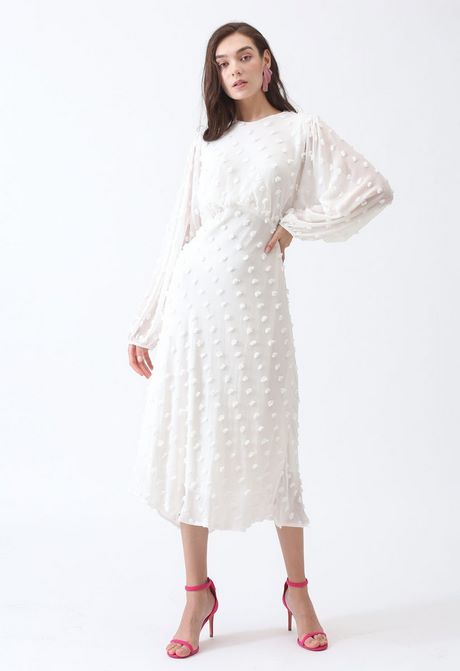 white-cotton-dress-with-sleeves-39_2 White cotton dress with sleeves