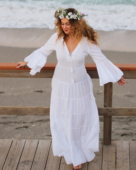 white-sundress-with-sleeves-74_8 White sundress with sleeves