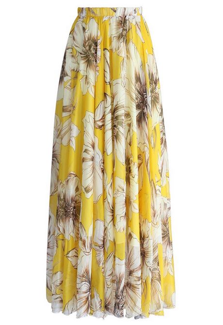 yellow-floral-maxi-skirt-82_7 Yellow floral maxi skirt