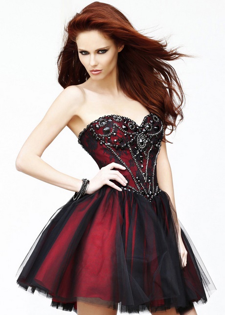black-and-red-party-dress-47_13 Black and red party dress