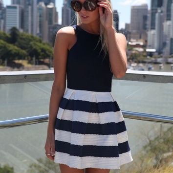 black-and-white-striped-skater-dress-51_7 Black and white striped skater dress