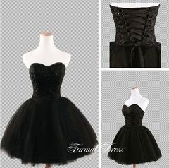black-formal-skater-dress-96 Black formal skater dress