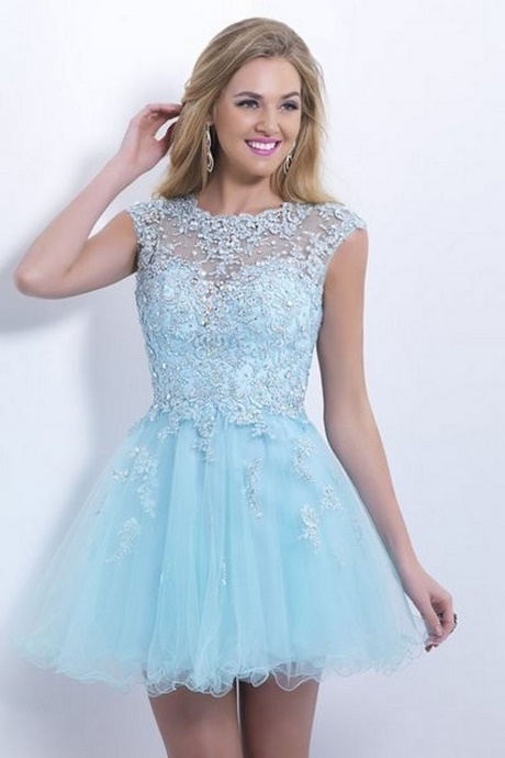 Blue hoco dresses - Natalie