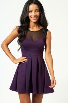 dark-purple-skater-dress-88_10 Dark purple skater dress