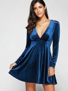 long-sleeve-blue-skater-dress-77_15 Long sleeve blue skater dress