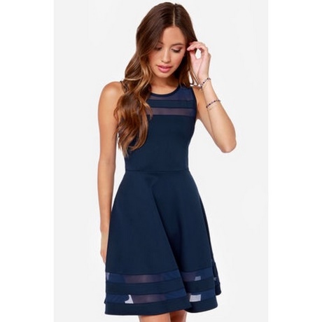 navy-blue-skater-dress-with-sleeves-47_5 Navy blue skater dress with sleeves