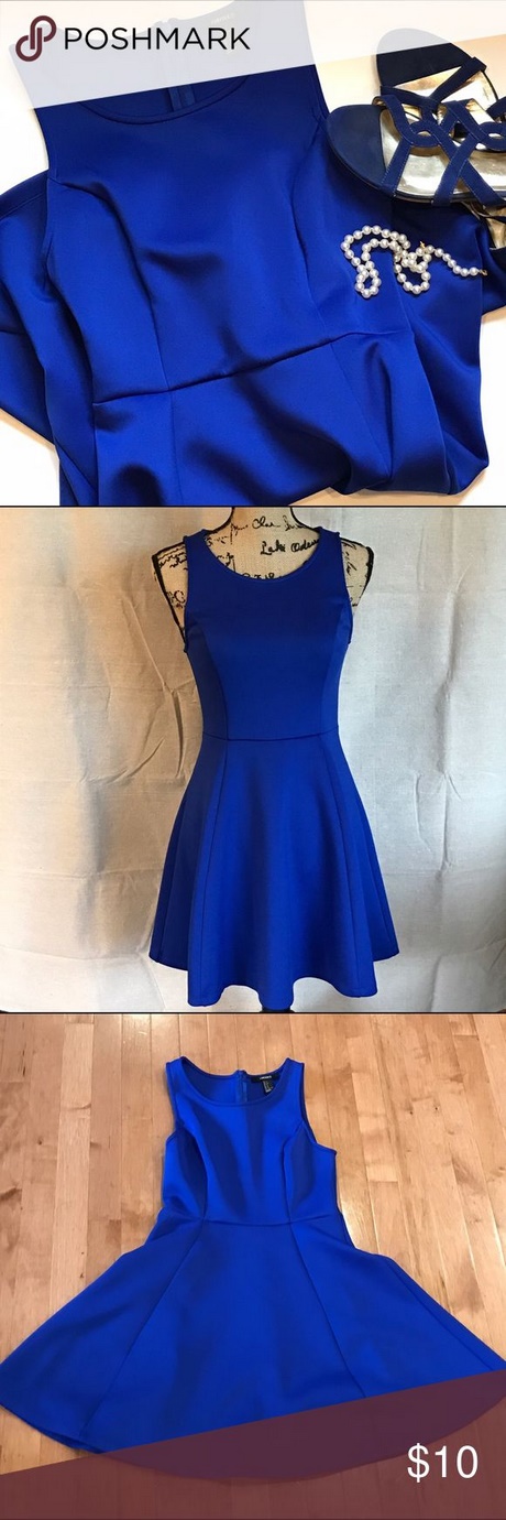 plain-blue-skater-dress-18_8 Plain blue skater dress