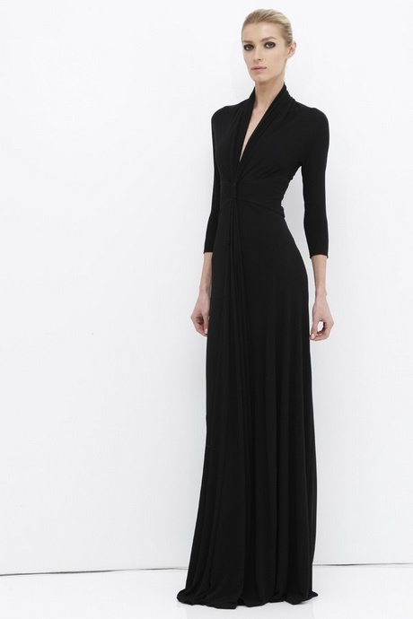 simple-long-black-dress-45_20 Simple long black dress
