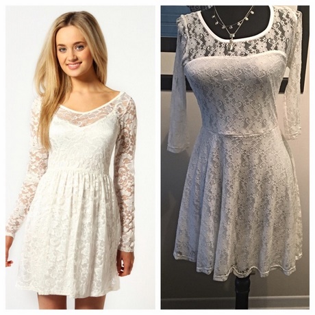 white-lace-skater-dress-with-sleeves-25_14 White lace skater dress with sleeves