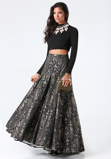 black-and-gold-2-piece-dress-84 Black and gold 2 piece dress