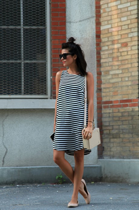 black-and-white-striped-summer-dress-94_8 Black and white striped summer dress