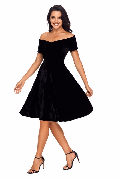 black-velvet-short-dress-81_13 Black velvet short dress