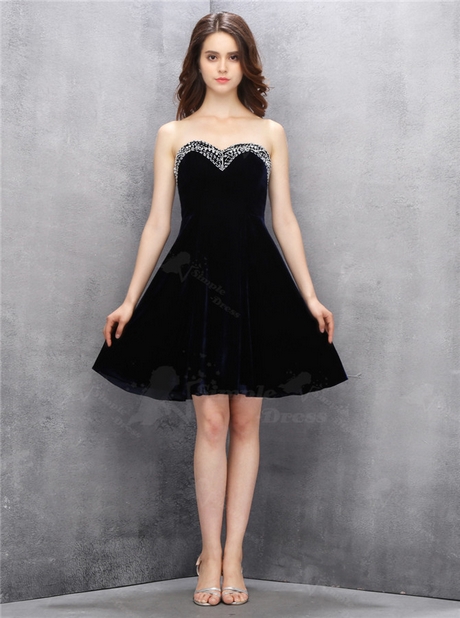 black-velvet-short-dress-81_9 Black velvet short dress