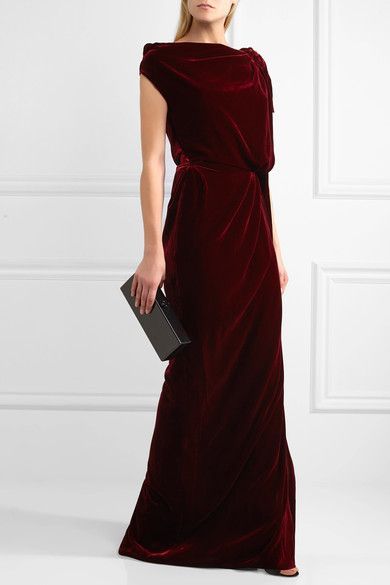 burgundy-velvet-gown-64_18 Burgundy velvet gown