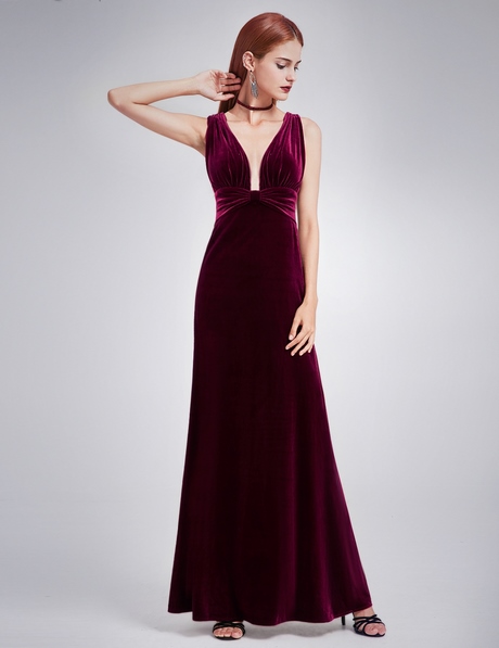 burgundy-velvet-long-dress-11_5 Burgundy velvet long dress