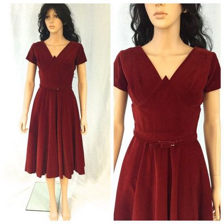 deep-red-velvet-dress-26_13 Deep red velvet dress