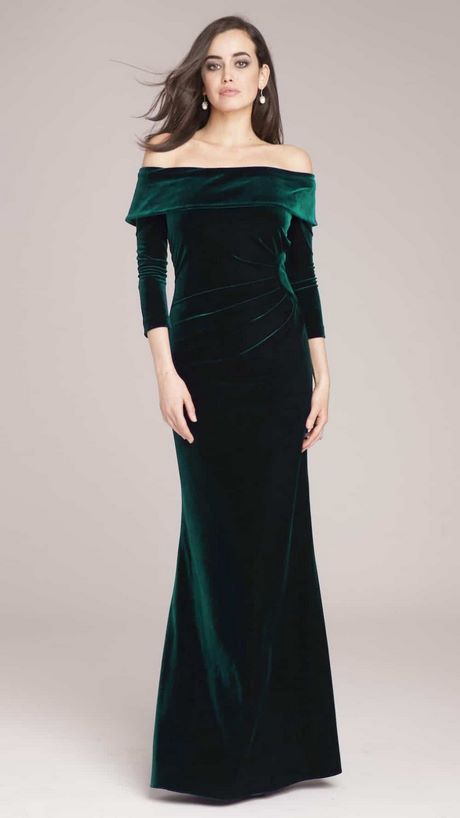 emerald-green-velvet-dress-98_18 Emerald green velvet dress