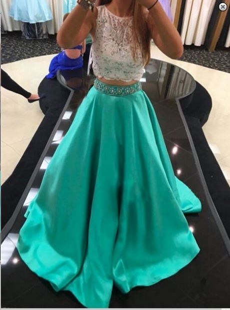 green-two-piece-prom-dress-97_16 Green two piece prom dress