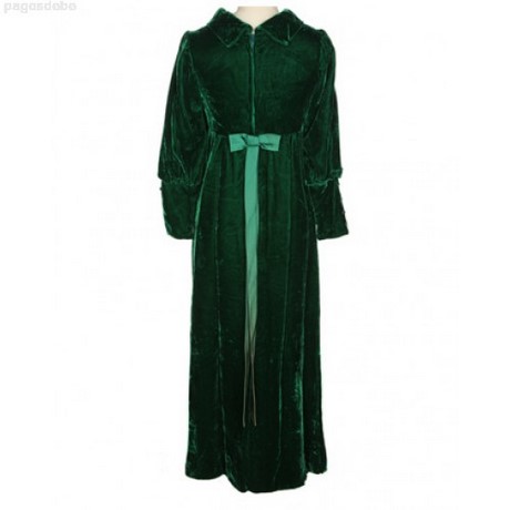 green-velvet-long-sleeve-dress-57_11 Green velvet long sleeve dress