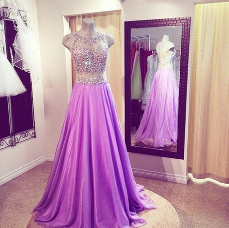 lilac-two-piece-prom-dress-25 Lilac two piece prom dress