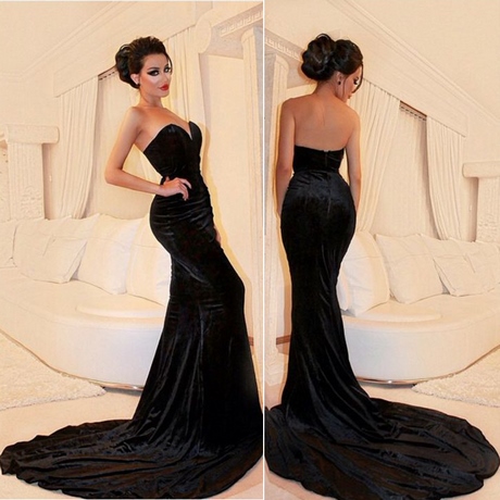 long-velvet-black-dress-19_7 Long velvet black dress
