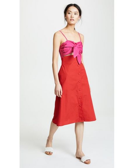 red-two-piece-dress-02 Red two piece dress