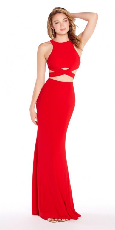 red-two-piece-formal-dress-90_13 Red two piece formal dress