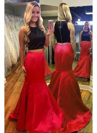 red-two-piece-formal-dress-90_6 Red two piece formal dress