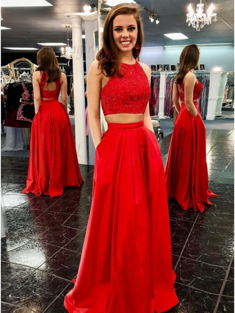 red-two-piece-formal-dress-90_7 Red two piece formal dress
