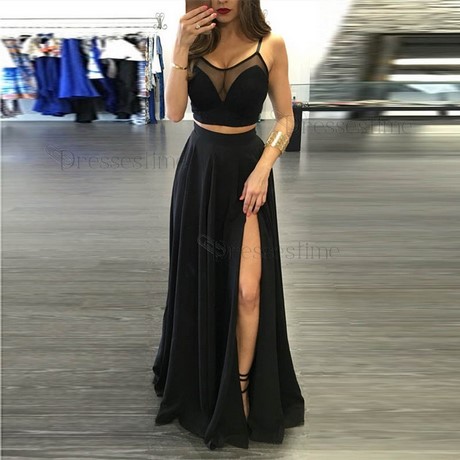 two-piece-black-formal-dress-81_4 Two piece black formal dress