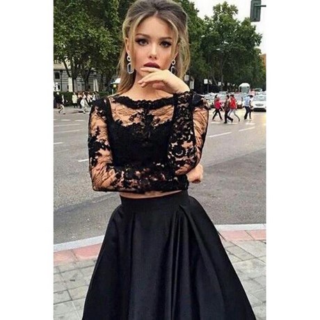 two-piece-black-lace-prom-dress-01_16 Two piece black lace prom dress