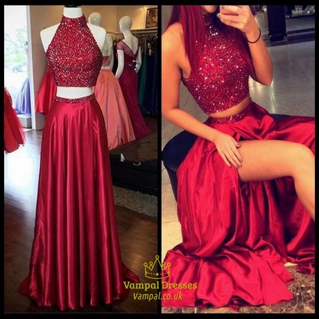 two-piece-burgundy-prom-dress-59 Two piece burgundy prom dress