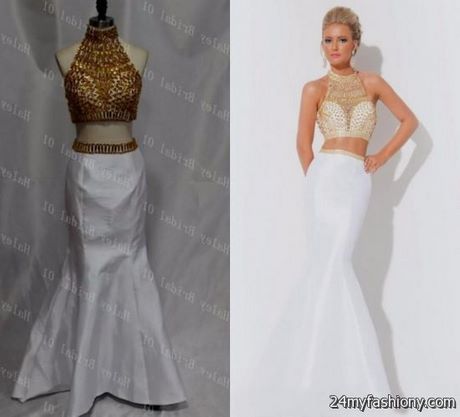 two-piece-gold-and-white-prom-dress-21_8 Two piece gold and white prom dress