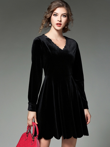 velvet-fitted-dress-92_5 Velvet fitted dress