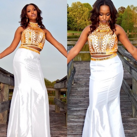 white-and-gold-two-piece-prom-dress-32 White and gold two piece prom dress