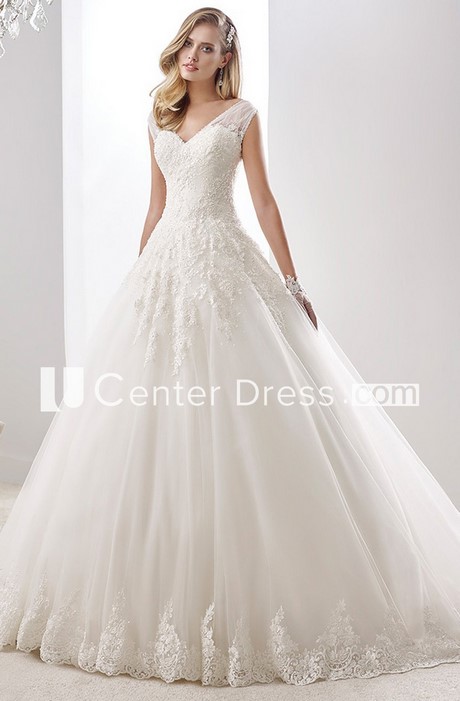 a-line-lace-wedding-dress-93_5 A line lace wedding dress