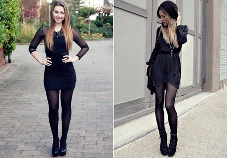 black-dress-for-winter-80_7 Black dress for winter