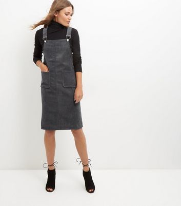 grey pinafore womens