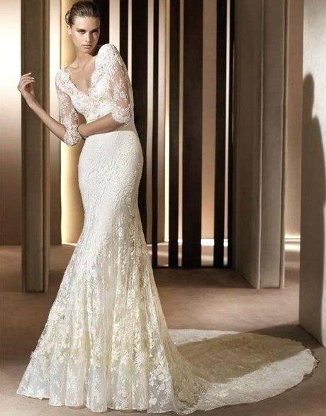 lace-classic-wedding-dress-45_11 Lace classic wedding dress