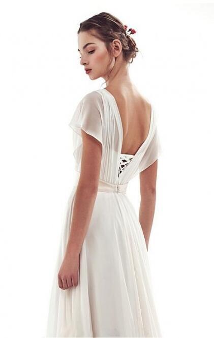 simple-short-lace-wedding-dress-13_6 Simple short lace wedding dress