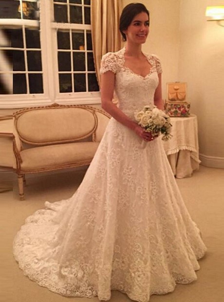 wedding-dresses-with-short-sleeves-and-lace-85_6 Wedding dresses with short sleeves and lace