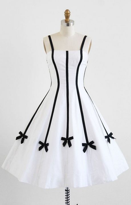black and white long frock